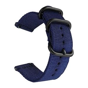Lotoak 20mm 22mm Smart Watch Strap Compatible With Huawei GT 3 42mm 46mm Sport Nylon Band Compatible With Huawei GT 2/3 Pro 43mm/Rnner/Watch Buds/2E Bracelet (Color : Blu, Size : Huawei Watch Buds)