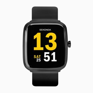 Sekonda Sekonda Motion Smart Watch   Black Case & Silicone Strap   30009