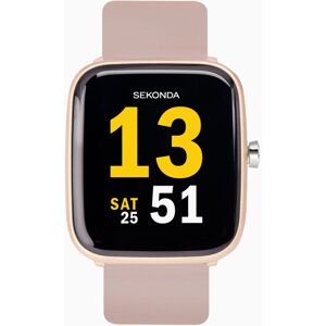 Sekonda Sekonda Motion Smart Watch   Rose Gold Case & Pink Silicone Strap   30054