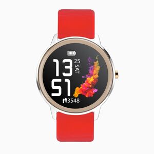 Sekonda Sekonda Flex Smart Watch   Silver Case & Red Silicone Strap   40447