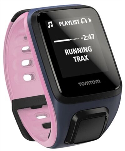 Refurbished: TomTom Spark Cardio + Music GPS Fitness Watch Small - Pink, B