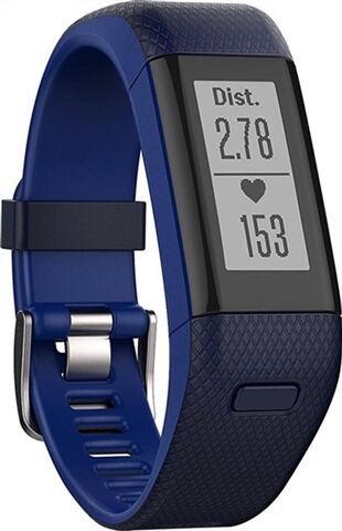 Refurbished: Garmin Vivosmart HR+GPS Tracker, Blue - Regular, C