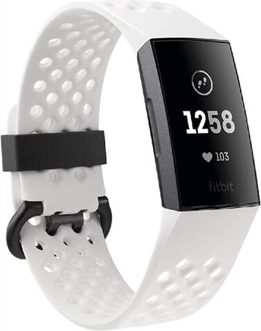 Refurbished: Fitbit Charge 3 Special Edition Graphite/White, C