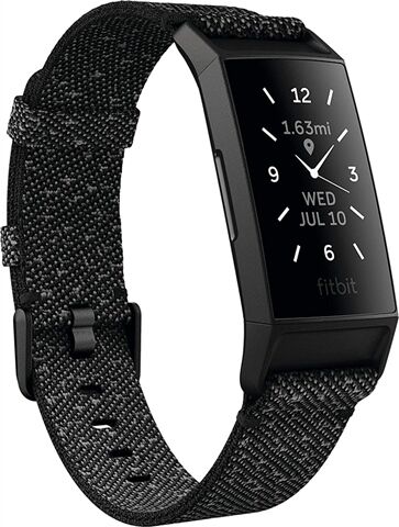 Refurbished: Fitbit Charge 4 Special Edition, Granite Woven/Black B