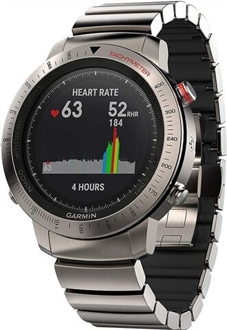 Refurbished: Garmin Fenix Chronos Titanium Hybrid Watch, C