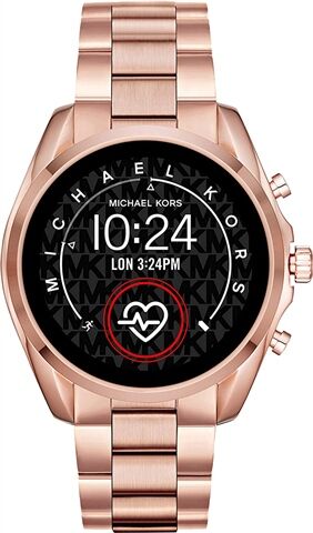 Refurbished: Michael Kors Bradshaw 2 (MKT5086) Rose Gold Smartwatch, B