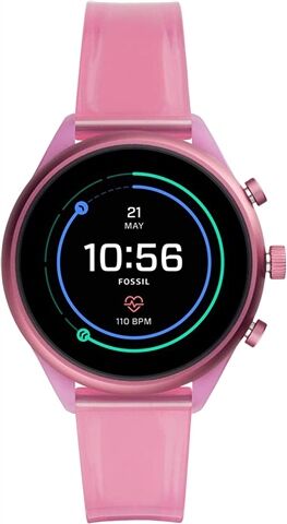 Refurbished: Fossil Sport FTW6058 - Hot Pink Silicone, A
