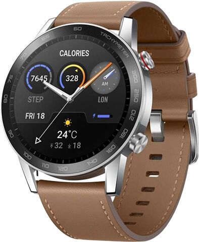 Refurbished: Honor Magic Watch 2 (46MM) - Flax Brown, A