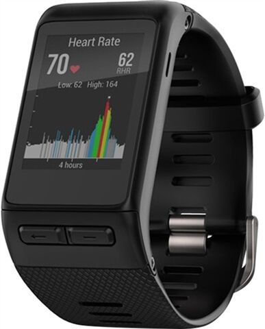 Refurbished: Garmin Vivoactive HR GPS Smart Watch - Black, C