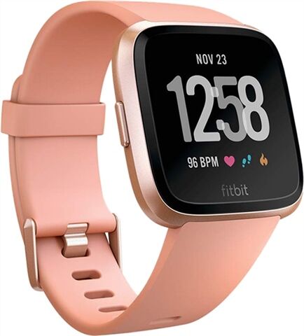 Refurbished: Fitbit Versa Health and Fitness Smartwatch - Peach, C
