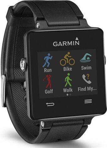 Refurbished: Garmin Vivoactive GPS Smartwatch - Black, B