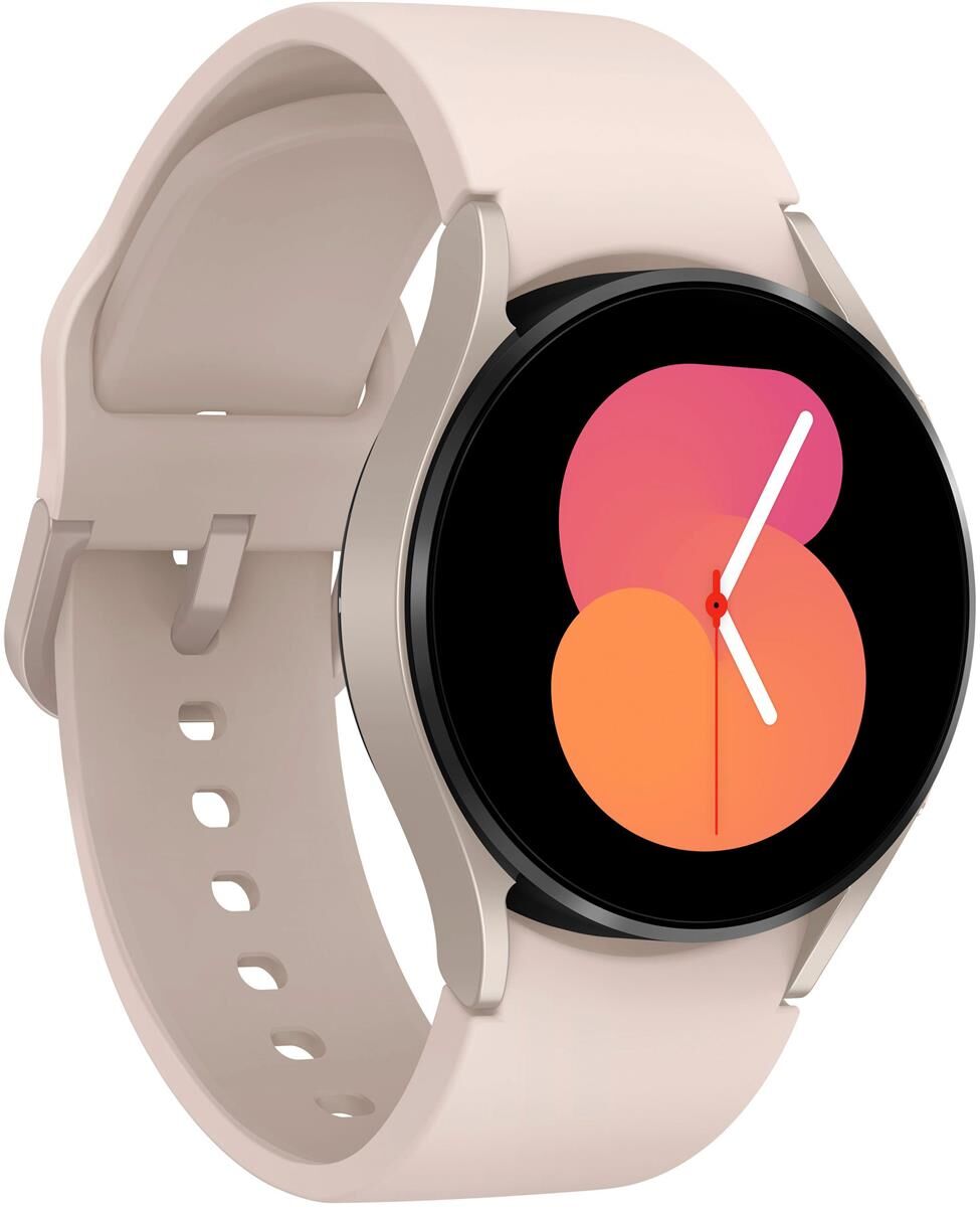 Samsung Galaxy Watch5 GPS + Bluetooth, 40mm Aluminum Case w/Sport Band,Pink Gold