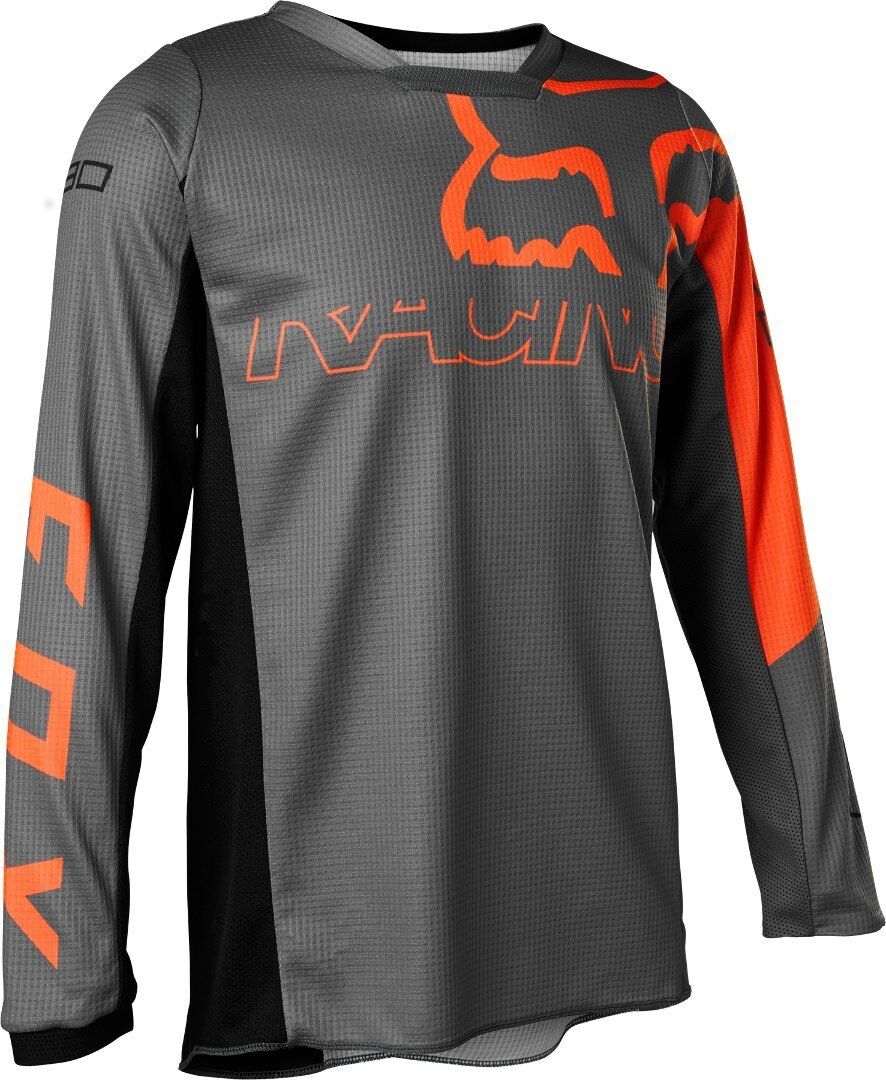 FOX 180 Skew Jugend Motocross Jersey Grau Orange M