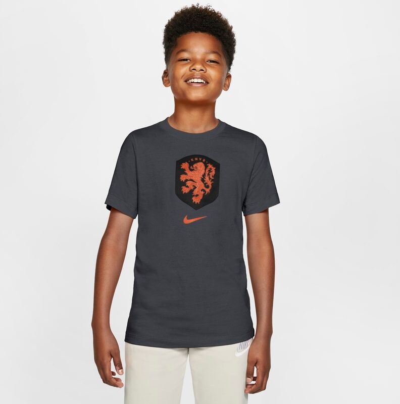 Nike Netherlands Older Kids' Football T-Shirt - Black - size: M, L, S, XL