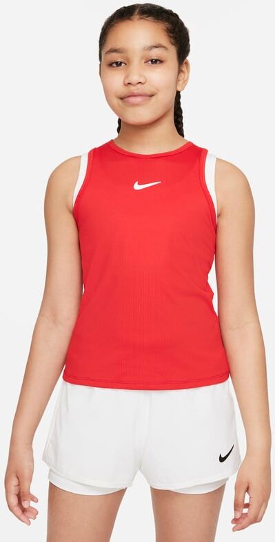 NikeCourt Dri-FIT Victory Older Kids' (Girls') Tennis Tank - Red - size: XS, S, XL, L, M