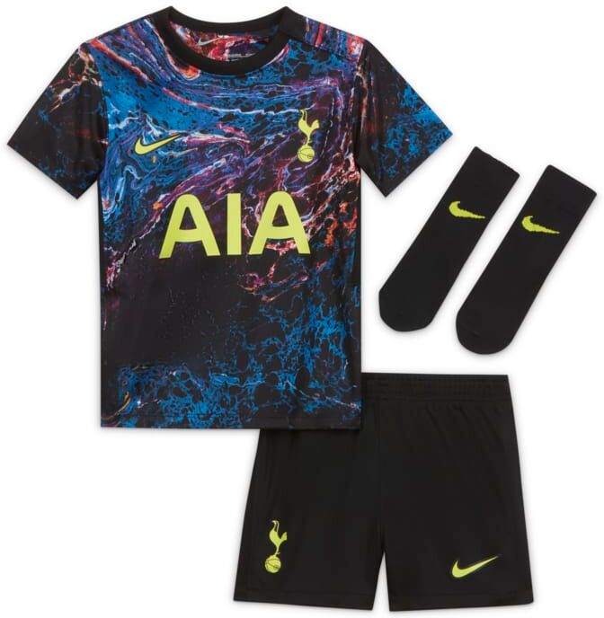 Nike Tottenham Hotspur 2021/22 Away Baby & Toddler Football Kit - Black - size: 3-6M, 6-9M, 9-12M