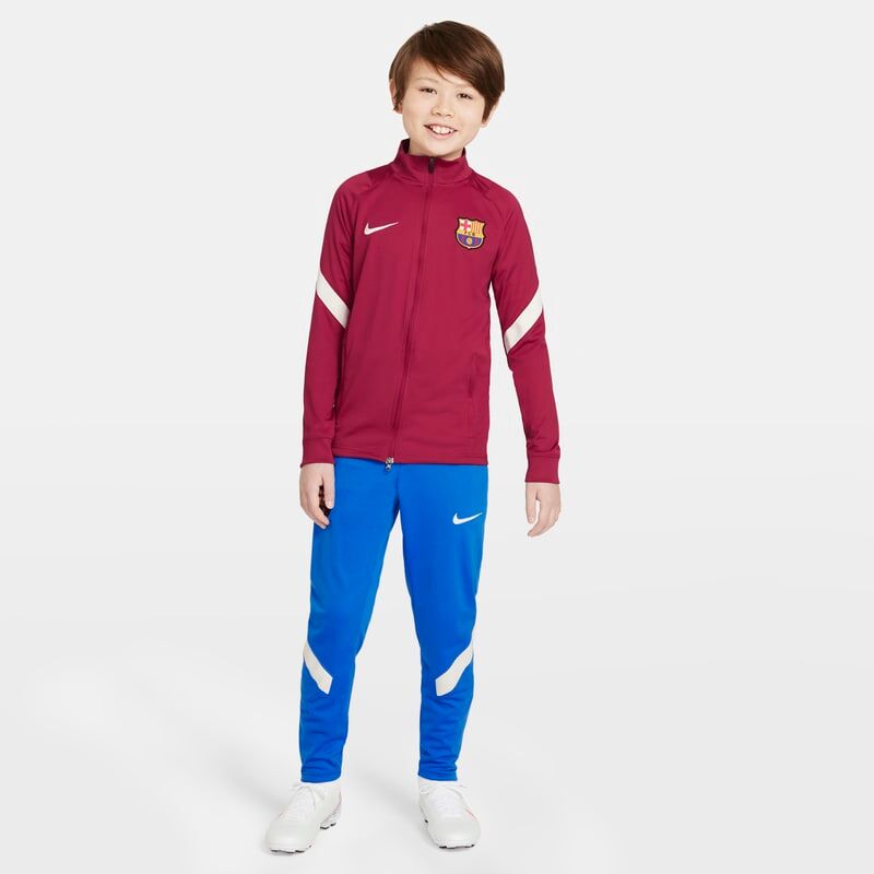 Nike F.C. Barcelona Strike Older Kids' Nike Dri-FIT Football Tracksuit - Red - size: XS, S, M, L, XL