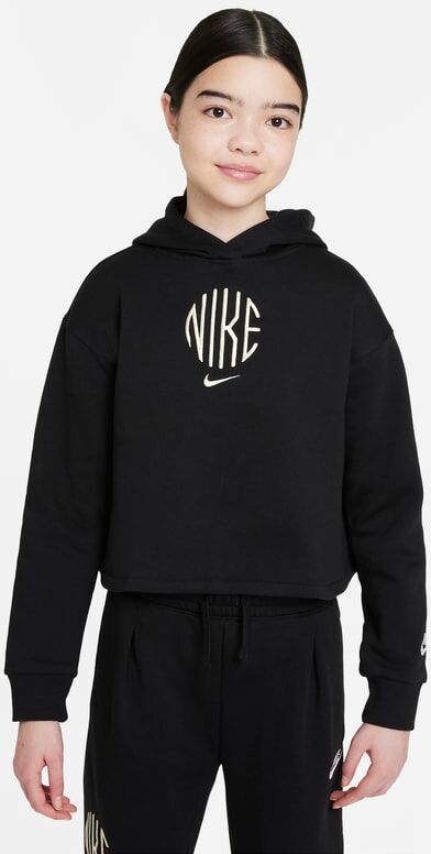 Nike Sportswear Older Kids' (Girls') French Terry Hoodie - Black - size: XS, S, M, L, XL