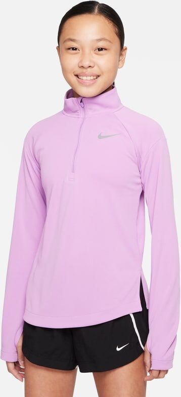 Nike Dri-FIT Older Kids' (Girls') Long-Sleeve Running Top - Purple - size: XS, S, M, L, XL