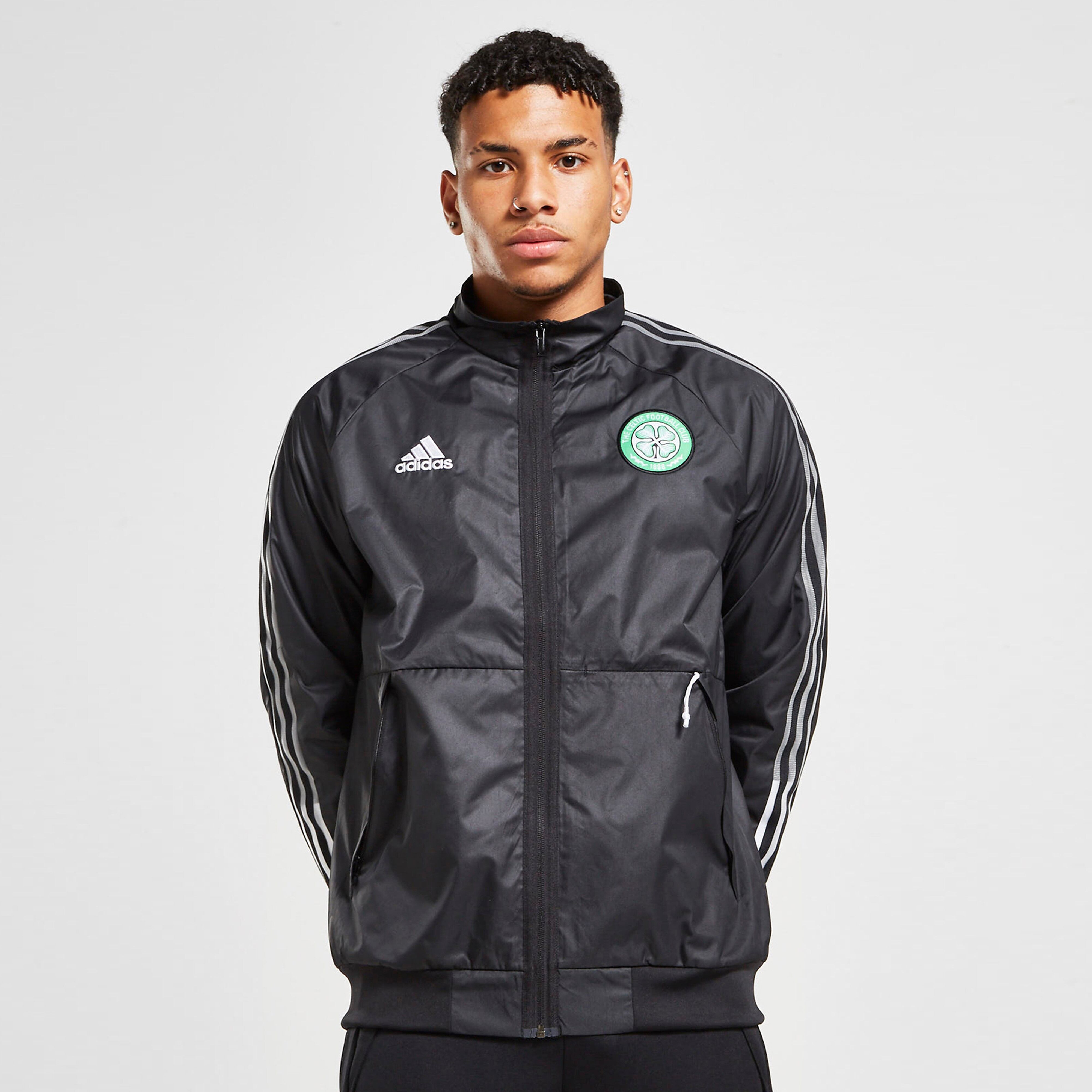 adidas Celtic Fc Anthem Jacket Pre Order - Black - Mens  size: XL