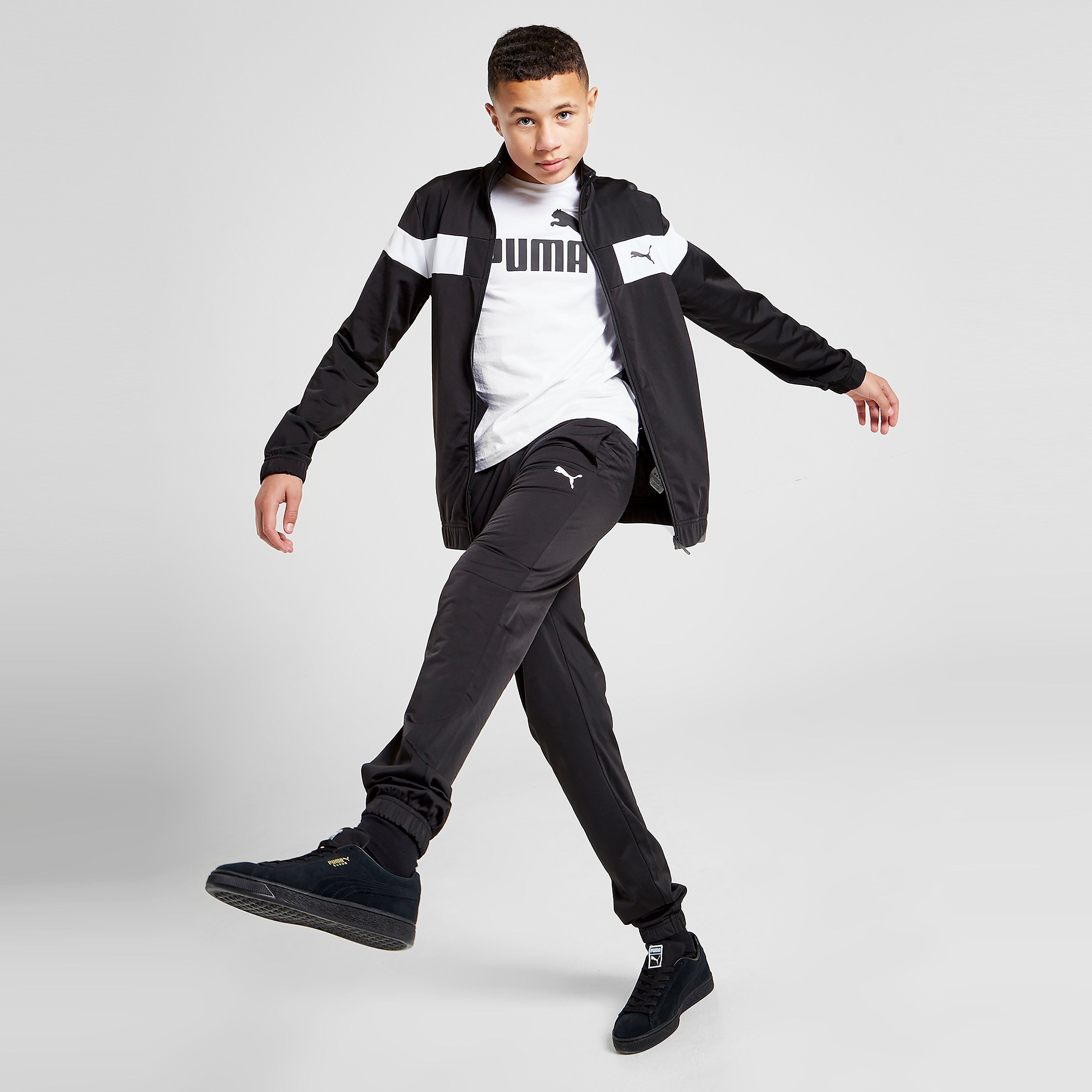 Puma Core Tracksuit Junior - Black  size: 9-10Y