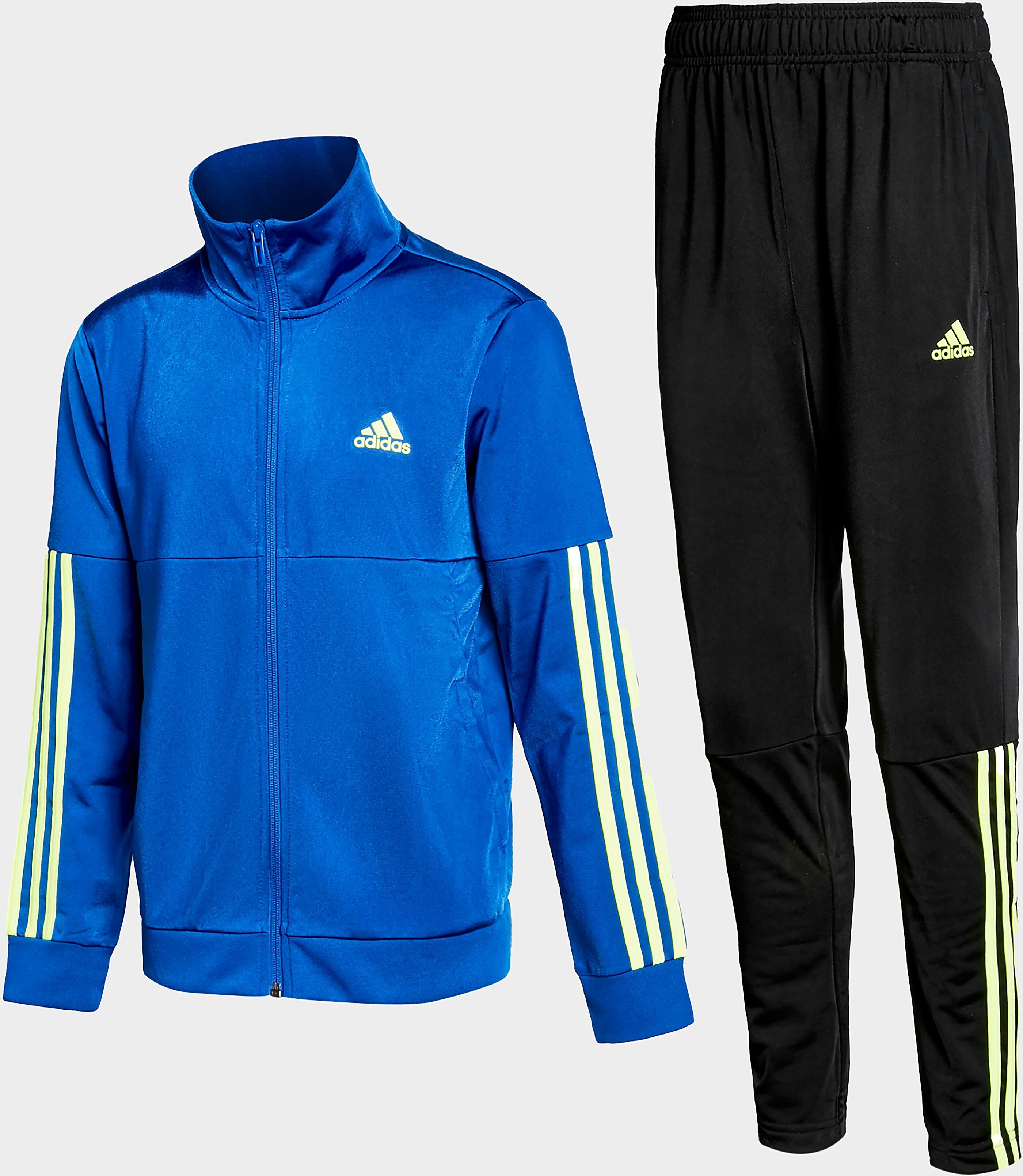 adidas Team Poly Tracksuit Junior - Blue/Black - Kids  size: 13-14Y