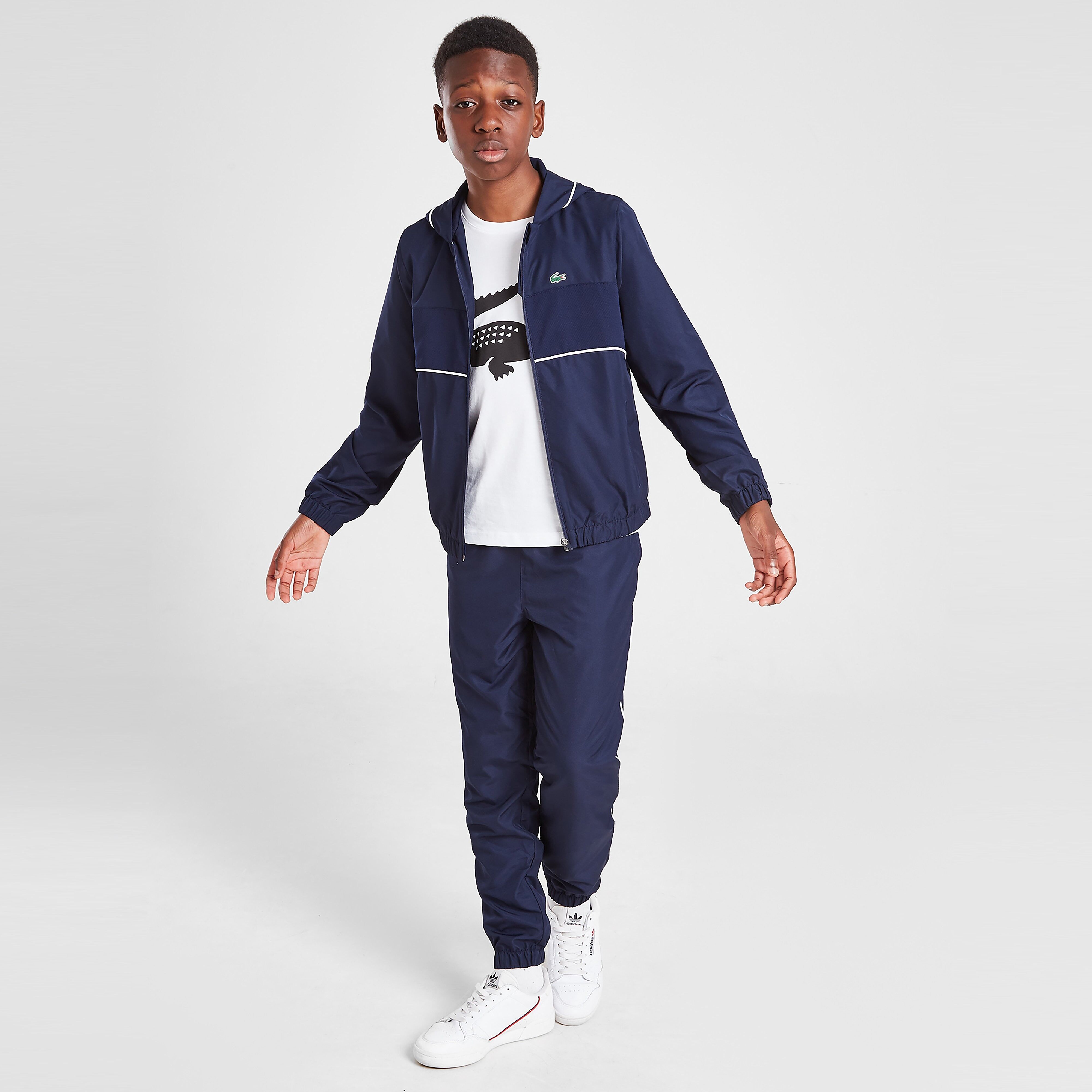 Lacoste Woven Tracksuit Junior - Navy - Kids  size: 10Y