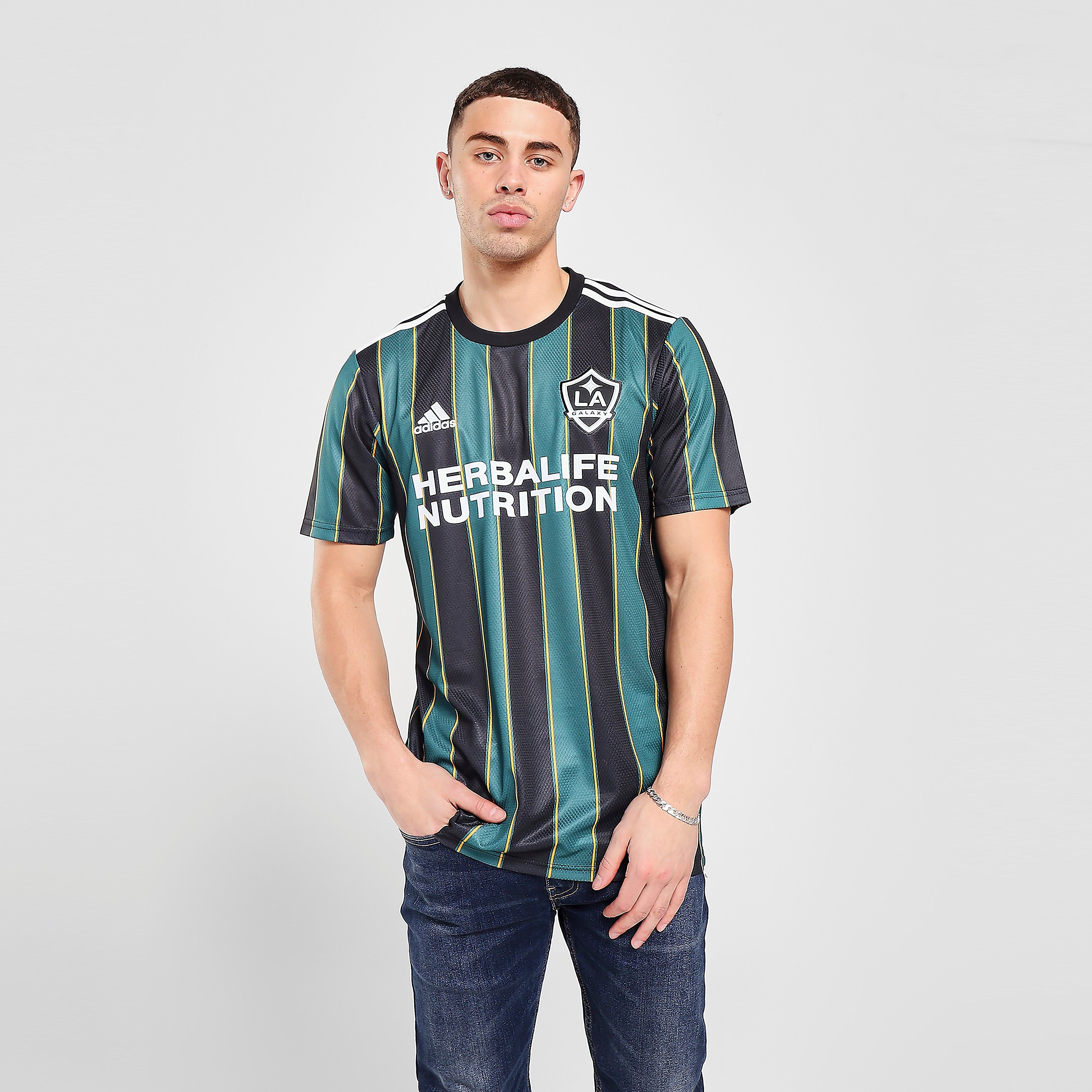 adidas La Galaxy 2021/21 Away Shirt - Green/Black - Mens  size: M