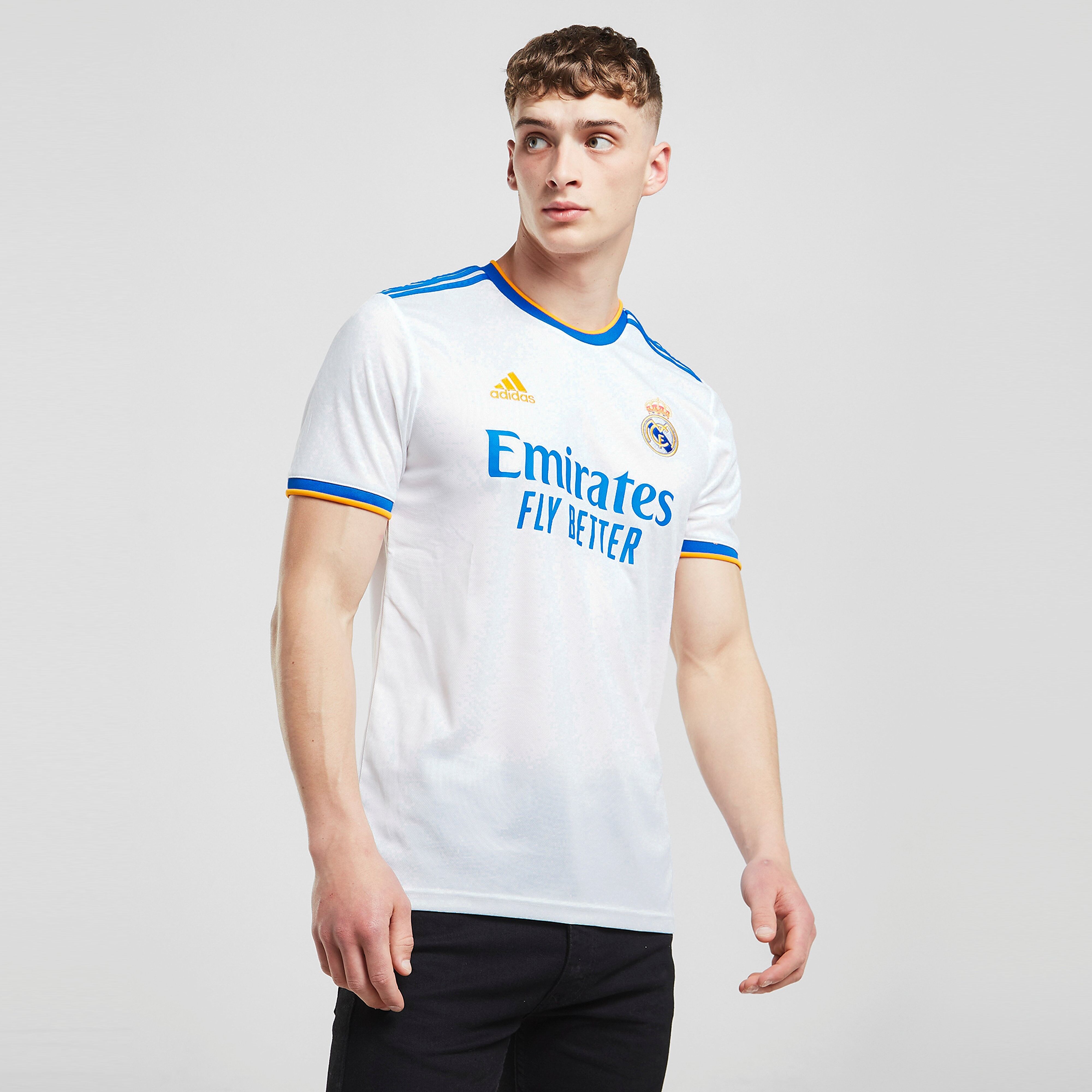 adidas Real Madrid 2021/22 Home Shirt - White - Mens  size: S