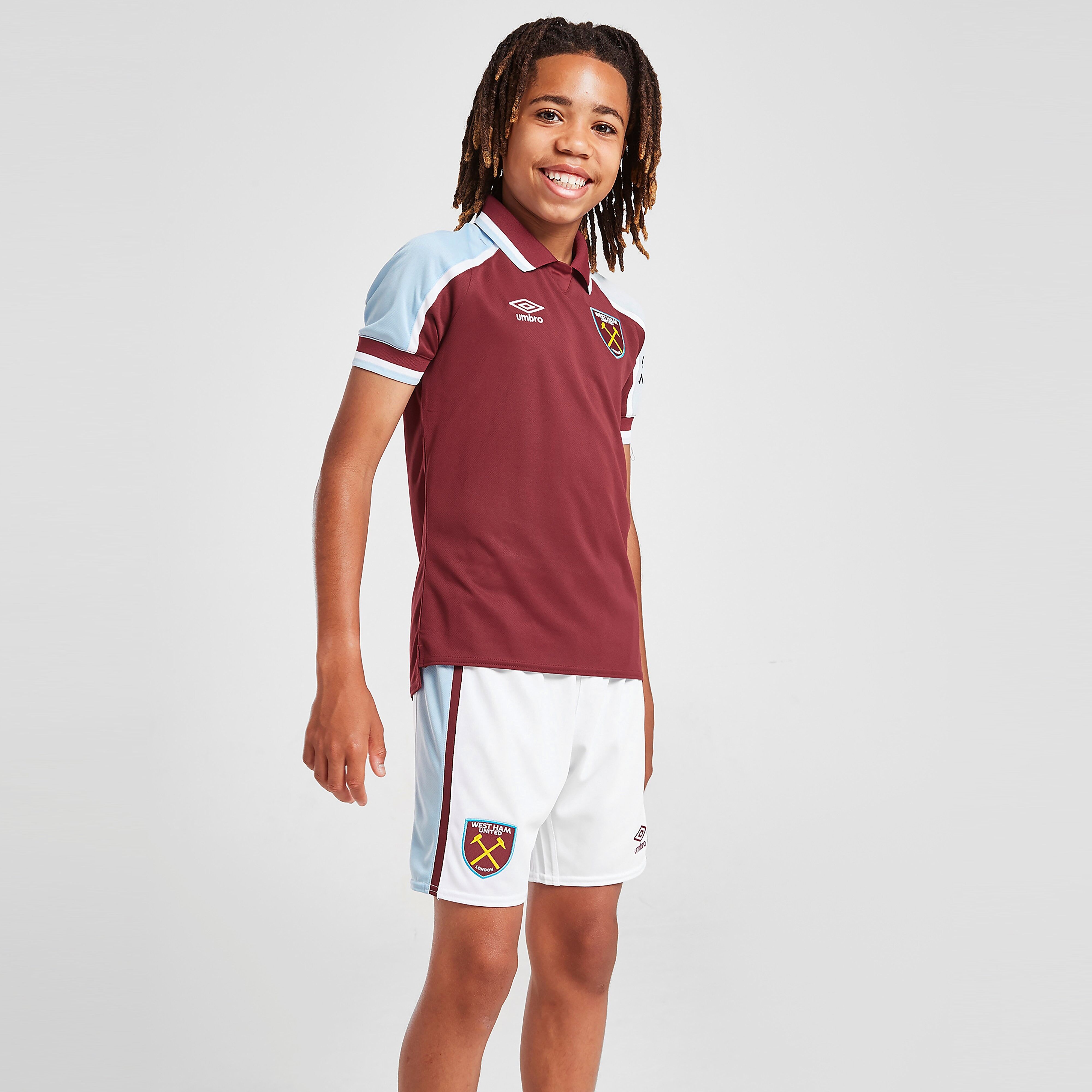 Umbro West Ham United FC 2021/22 Home Shorts Junior - White - Kids  size: M