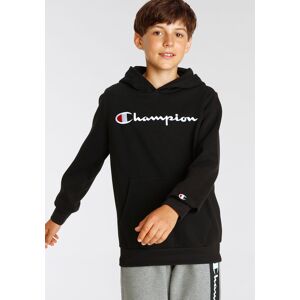 Champion Sweatshirt »Classic Hooded Sweatshirt large Logo - für Kinder« schwarz  S