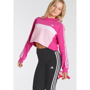 Adidas Sportswear Trainingsanzug »TIBERIO 3STREIFEN COLORBLOCK KIDS«, (2 tlg.) Semi Lucid Fuchsia / White / White  152