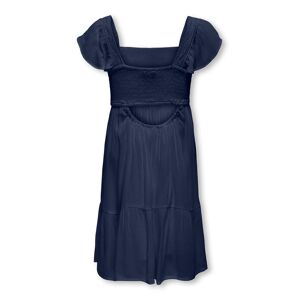 KIDS ONLY Sommerkleid »KOGEVA S/L BACK CUT OUT DRESS WVN« naval academy  140