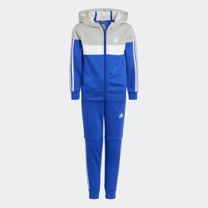 Adidas Sportswear Trainingsanzug »LK 3S TIB FL TS«, (2 tlg.) Medium Grey Heather / White / Semi Lucid Blue  122