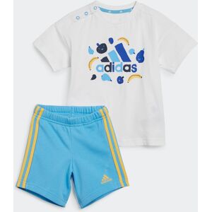 Adidas Sportswear Trainingsanzug »I FRUIT T SET«, (2 tlg.) WHITE/SEBLBU  68