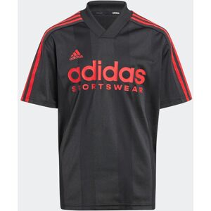 Adidas Sportswear T-Shirt »TIRO KIDS« Black / Black / Better Scarlet  176