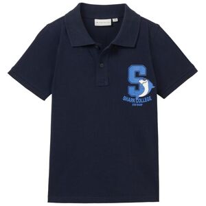 TOM TAILOR Poloshirt, mit Print sky captain blue Größe 104/110