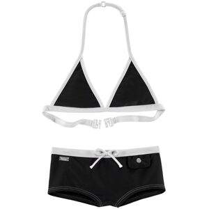 Buffalo Triangel-Bikini, mit trendiger Hotpants schwarz-weiss Größe 122/128