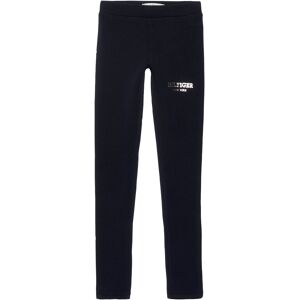 Tommy Hilfiger Leggings »MONOTYPE LEGGING«, mit silberfarbenem Hilfger... Desert Sky Größe 5 (110)