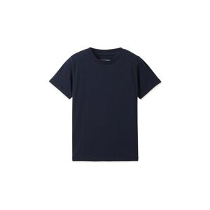 TOM TAILOR Jungen 2-in-1 T-Shirt, blau, Uni, Gr. 104/110
