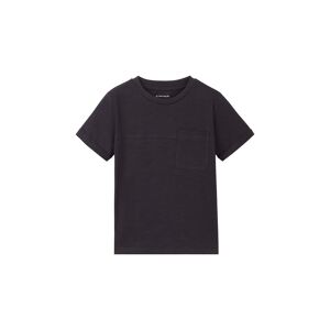 TOM TAILOR Jungen T-Shirt mit aufgesetzter Brusttasche, grau, Uni, Gr. 104/110