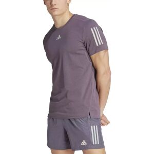 Adidas - T-Shirt, Rundhals, Kurzarm, Otr Heather Tee, M, Violett