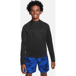 Nike Dri-FIT Multi TechTrainingsoberteil mit Halbreißverschluss für ältere Kinder (Jungen) - Schwarz - S