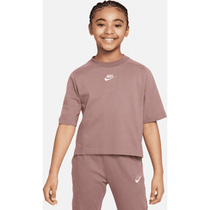 Nike Sportswear Kurzarmoberteil für ältere Kinder (Mädchen) - Lila - L