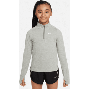 Nike Dri-FITLongsleeve mit Halbreißverschluss für ältere Kinder (Mädchen) - Grau - M