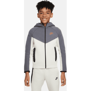 Nike Sportswear Tech Fleece Kapuzenjacke für ältere Kinder (Jungen) - Grau - XS