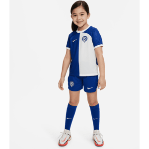 Atlético Madrid 2023/24 Away dreiteiliges Nike Dri-FIT-Set für jüngere Kinder - Blau - M