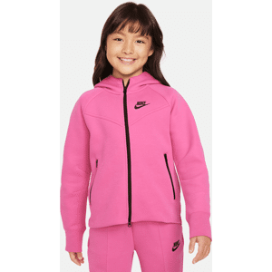 Nike Sportswear Tech Fleece Hoodie mit durchgehendem Reißverschluss für ältere Kinder (Mädchen) - Pink - M