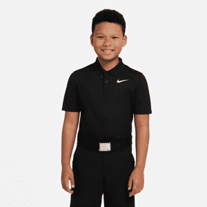 Nike Dri-FIT Victory Golf-Poloshirt für ältere Kinder (Jungen) - Schwarz - L