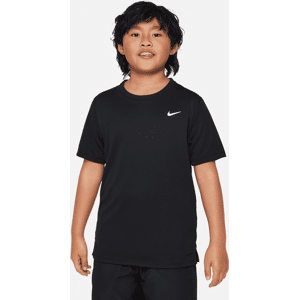 Nike Dri-FIT MilerKurzarm-Trainingsoberteil für ältere Kinder (Jungen) - Schwarz - XL